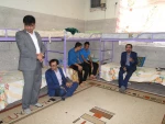 بازدید ریاست محترم دانشکده از دانشجویان مستقر در خوابگاه 2