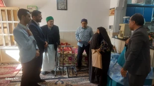 رئیس دانشگاه ملی مهارت واحد استانی بوشهر با خانواده شهید عبدالکریم دشتی در چغادک دیدار کرد  2
