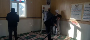 غبار روبی مسجد آموزشکده ملی مهارت امام خامنه ای بوشهر در آستانه حلول ماه مبارک رمضان 6