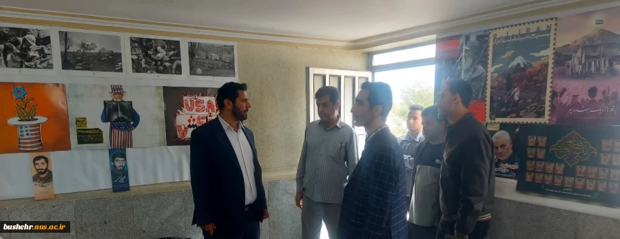 بازدید رئیس دانشگاه ملی مهارت واحد استانی بوشهر از خوابگاه های دانشجویی آموزشکده ملی مهارت پسران بوشهر 4