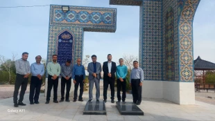 دیدار نوروزی کارکنان آموزشکده ملی مهارت امام خامنه ای بوشهر و تجدید میثاق با شهدای گمنام 2
