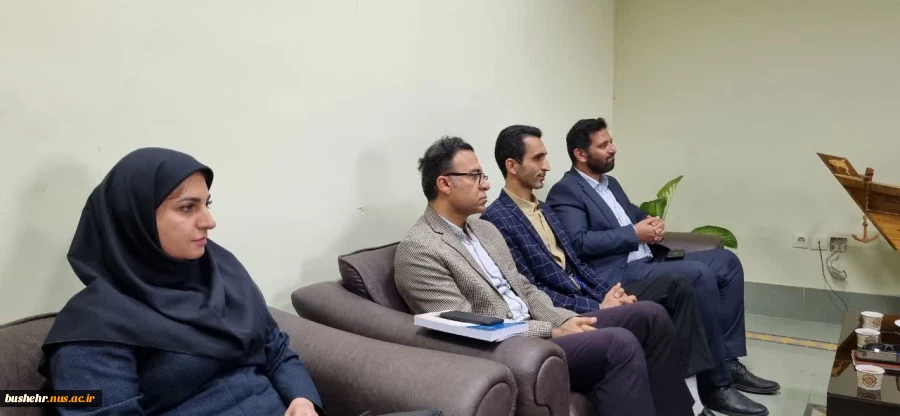 در راستای پیگیری و رسیدگی به مسائل و مشکلات دانشگاه ملی مهارت استان بوشهر صورت گرفت؛
دیدار هیات رئیسه دانشگاه ملی مهارت واحد استانی بوشهر و فرماندار شهرستان بوشهر 5