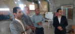 بازدید رئیس اداره طرح ریزی و توسعه شبکه خدمات شرکت ایران خودرو مرکزی تهران از کارگاه مکانیک خودرو آموزشکده ملی مهارت پسران بوشهر 2
