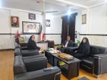 نشست مسئول کارآفرینی و ارتباط با صنعت آموزشکده ملی مهارت پسران کنگان با مدیر آموزش و پرورش شهرستان عسلویه 3