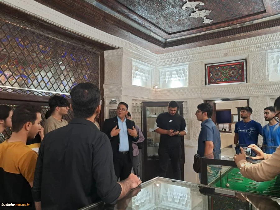 به همت انجمن علمی عمران و به مناسبت روز جهانی موزه صورت گرفت:
بازدید دانشجویان گروه آموزشی عمران آموزشکده ملی مهارت پسران بوشهر از عمارت دهدشتی و موزه تاریخ پزشکی خلیج فارس 4