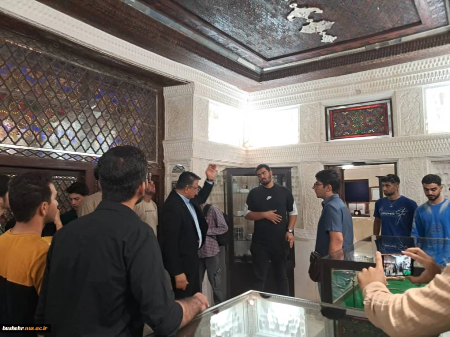 به همت انجمن علمی عمران و به مناسبت روز جهانی موزه صورت گرفت:
بازدید دانشجویان گروه آموزشی عمران آموزشکده ملی مهارت پسران بوشهر از عمارت دهدشتی و موزه تاریخ پزشکی خلیج فارس 5