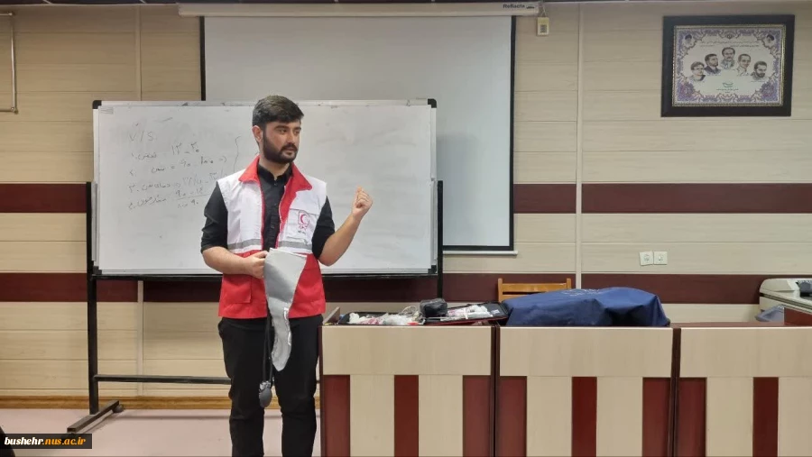 برگزاری کارگاه آموزشی ضمن خدمت توانمندسازی کارکنان دانشگاه ملی مهارت(آموزشکده پسران بوشهر-آوزشکده دختران بوشهر-آموزشکده پسران کنگان) با عنوان "کمک‌های اولیه و CPR "با همکاری جمعیت هلال‌احمر استان بوشهر 10