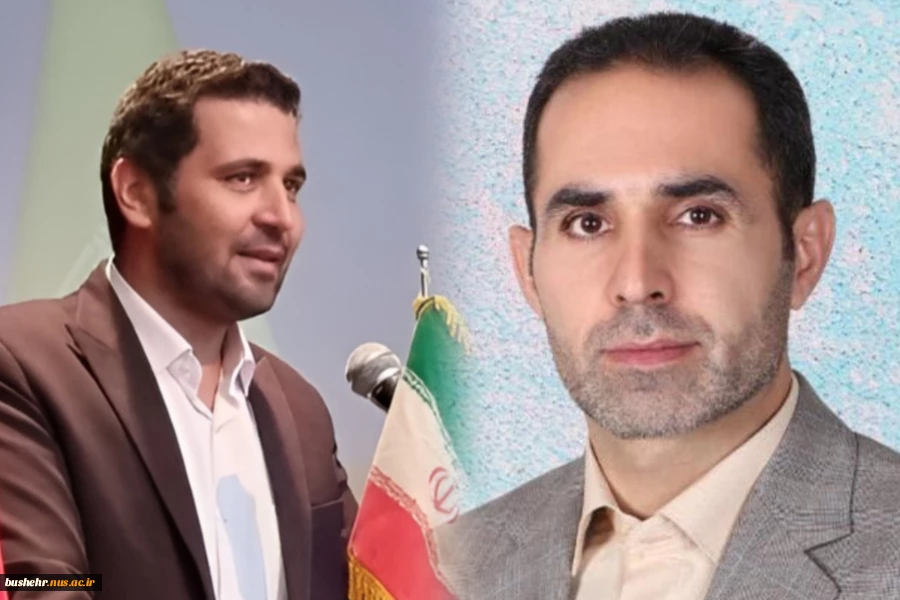 پیام تبریک انتصاب دکتر احمد شیرزادی توسط رئیس آموزشکده ملی مهارت پسران واحد استانی بوشهر 2