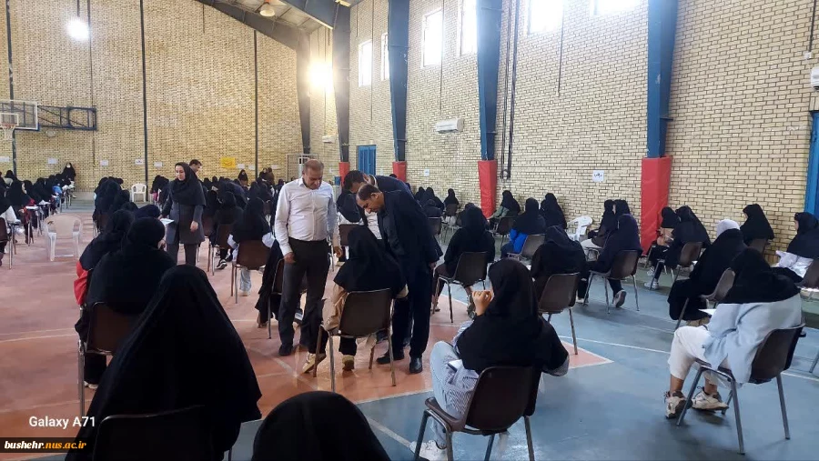 بازدید میدانی رئیس نظارت، ارزیابی و تضمین کیفیت دانشگاه ملی مهارت کشور از محل برگزاری امتحانات پایانی نیمسال دوم 404-1403 و خوابگاه های دانشجویی در استان بوشهر 8