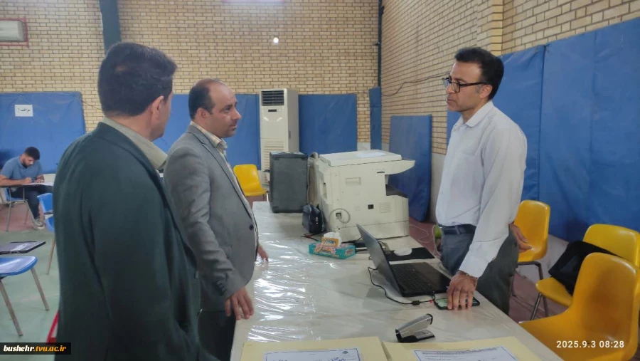 بازدید نماینده نظارت، ارزیابی و تضمین کیفیت دانشگاه ملی مهارت از آموزشکده‌های دختران الزهرا(س) و پسران امام خامنه ای بوشهر و پسران کنگان 2