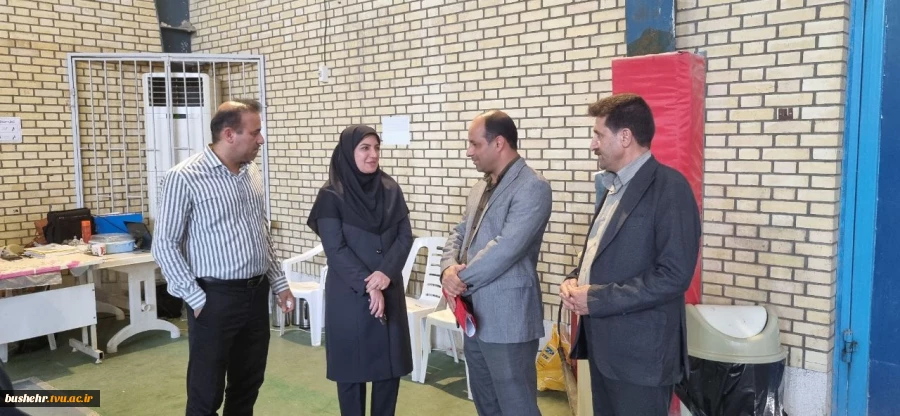 بازدید نماینده نظارت، ارزیابی و تضمین کیفیت دانشگاه ملی مهارت از آموزشکده‌های دختران الزهرا(س) و پسران امام خامنه ای بوشهر و پسران کنگان 3