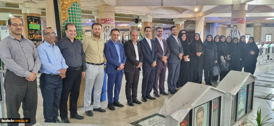 تجدید میثاق دانشگاهیان بوشهر با شهدا در گلزار شهدای بوشهر 3