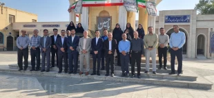تجدید میثاق دانشگاهیان بوشهر با شهدا در گلزار شهدای بوشهر 7