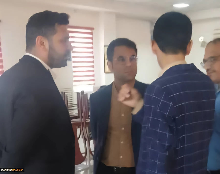 بازدید رئیس آموزشکده ملی مهارت پسران بوشهر-واحد استانی بوشهر از خوابگاه و سلف دانشجویی 2