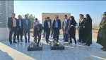 غبارروبی مزار شهدای گمنام آموزشکده پسران بوشهر با حضور رئیس دانشگاه ملی مهارت کشور 3