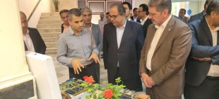 بازدید رئیس دانشگاه ملی مهارت کشور از نمایشگاه دستاوردهای دانشجویی آموزشکده‌های استان بوشهر 3