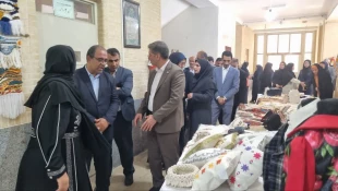 بازدید رئیس دانشگاه ملی مهارت کشور از نمایشگاه دستاوردهای دانشجویی آموزشکده‌های استان بوشهر 6