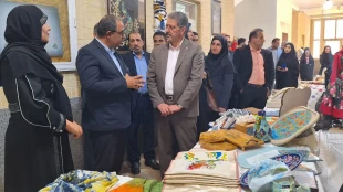 بازدید رئیس دانشگاه ملی مهارت کشور از نمایشگاه دستاوردهای دانشجویی آموزشکده‌های استان بوشهر 8