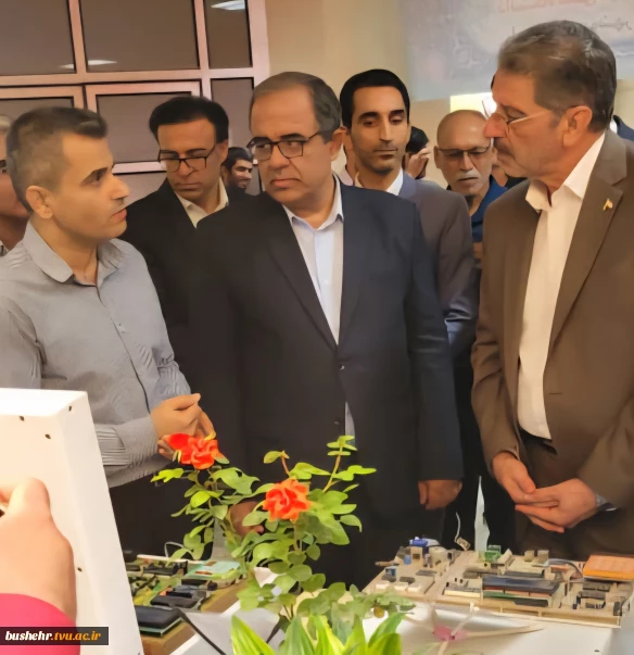 بازدید رئیس دانشگاه ملی مهارت کشور از دستاوردهای فناورانه آموزشکده‌های بوشهر