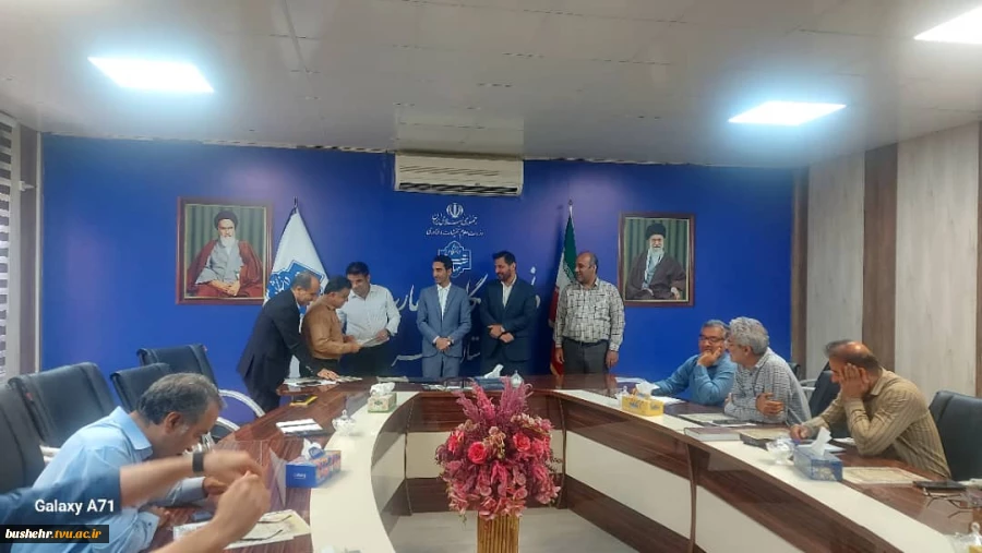 برگزاری جلسه بسیج اساتید آموزشکده ملی مهارت پسران بوشهر_واحد استانی بوشهر با محوریت برنامه‌های هفته بسیج 3