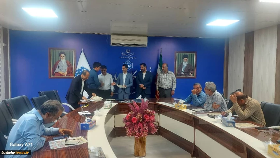 برگزاری جلسه بسیج اساتید آموزشکده ملی مهارت پسران بوشهر_واحد استانی بوشهر با محوریت برنامه‌های هفته بسیج 5