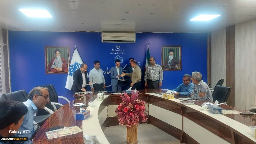 برگزاری جلسه بسیج اساتید آموزشکده ملی مهارت پسران بوشهر_واحد استانی بوشهر با محوریت برنامه‌های هفته بسیج 7