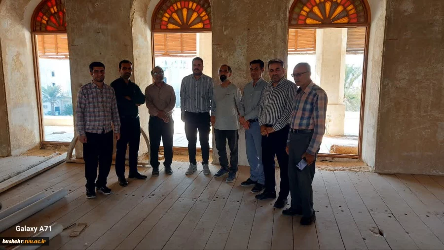 بازدید اساتید و کارکنان آموزشکده ملی مهارت پسران بوشهر از عمارت تاریخی ملک 3