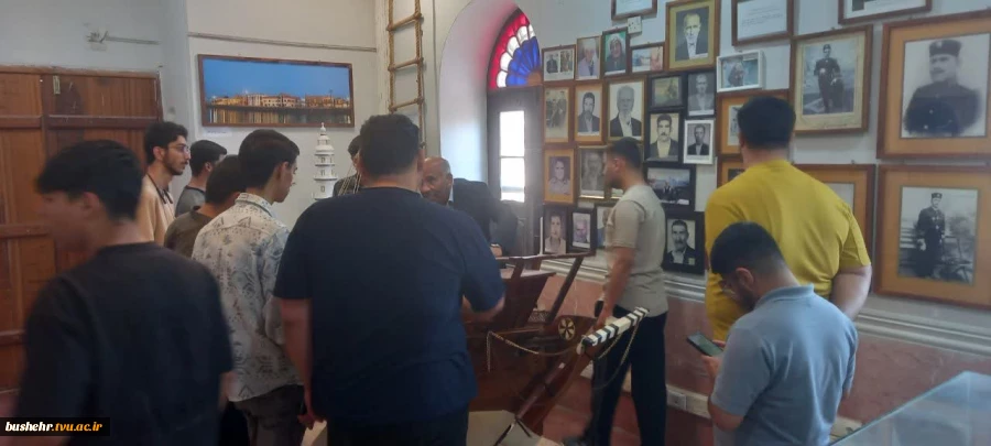 بازدید دانشجویان آموزشکده ملی مهارت پسران بوشهر از موزه تجارت و دریانوردی 4