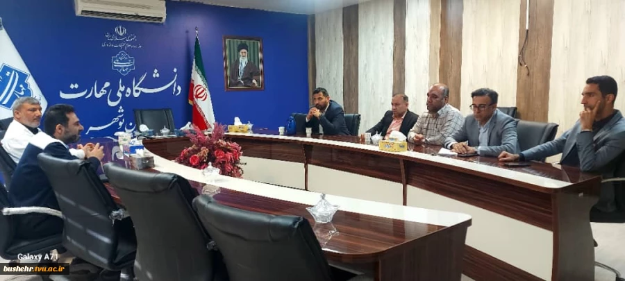 برگزاری نشست همکاری میان آموزشکده ملی مهارت پسران بوشهر و مؤسسه کشتی‌سازی شهید محلاتی 4