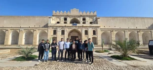 بازدید علمی دانشجویان از اثر جهانی دژ برازجان به همت انجمن علمی کامپیوتر 2