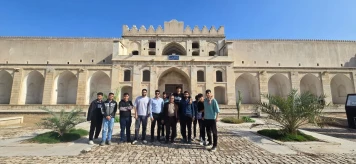 بازدید علمی دانشجویان از اثر جهانی دژ برازجان به همت انجمن علمی کامپیوتر