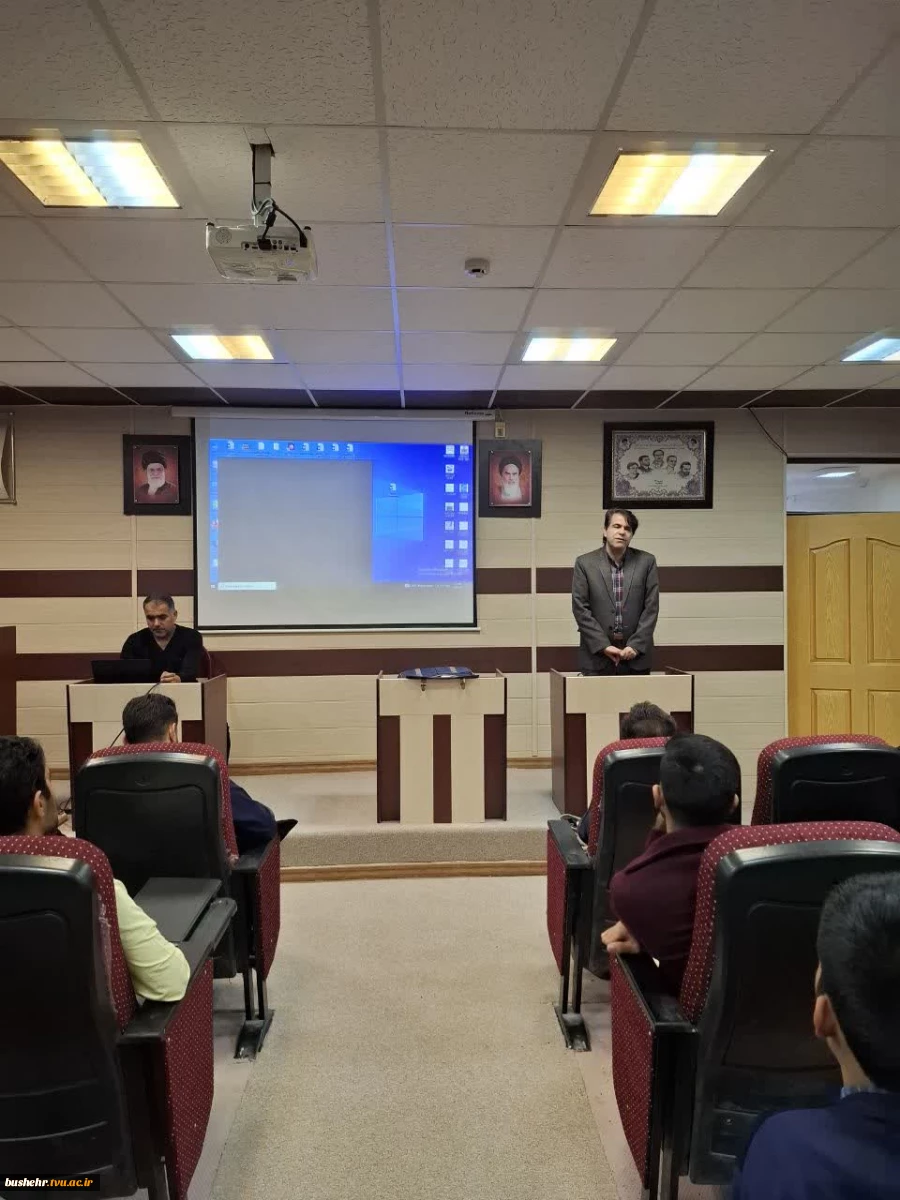 برگزاری کارگاه آموزشی پایانه‌های فروشگاهی و سامانه مودیان مالیاتی در آموزشکده ملی مهارت پسران بوشهر 3