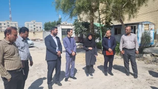 بازدید رئیس دانشگاه ملی مهارت استان بوشهر از پروژه عمرانی آموزشکده دختران بوشهر 3