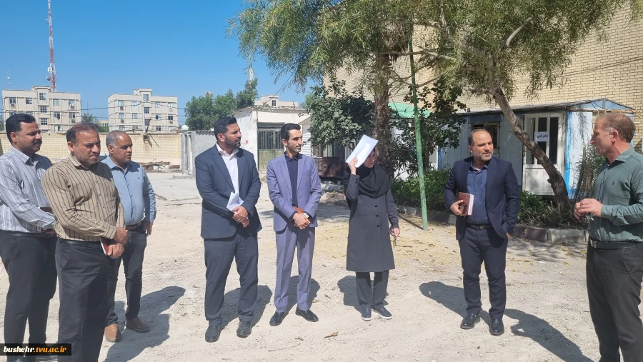 بازدید رئیس دانشگاه ملی مهارت استان بوشهر از پروژه عمرانی آموزشکده دختران بوشهر 4