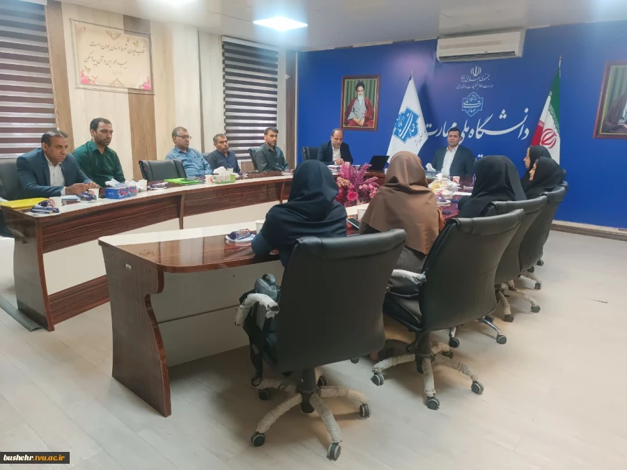 تأکید بر هم‌افزایی در آموزش و پیوند با نیاز بازار کار در شورای آموزش، پژوهش و فناوری دانشگاه ملی مهارت استان بوشهر 3