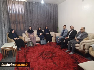 تکریم خانواده شهید ابوذر معتضدیان توسط دانشگاهیان دانشگاه ملی مهارت واحد استانی بوشهر 3