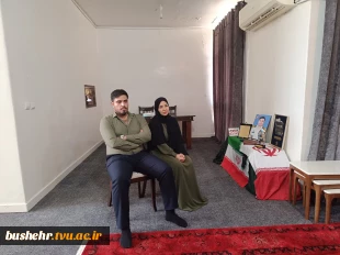 تکریم خانواده شهید ابوذر معتضدیان توسط دانشگاهیان دانشگاه ملی مهارت واحد استانی بوشهر 4